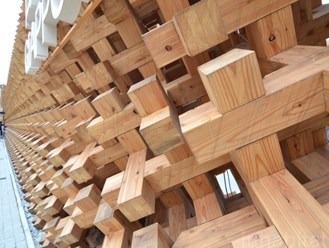 World Expo 2015, Japan, Milan Expo, Milan Expo 2015, wooden architecture, green design, sustainable design, eco-design, japanese food, japan culture, Utsuwa pavilion, Atsushi Kitagawara, traditional design, vernacular,