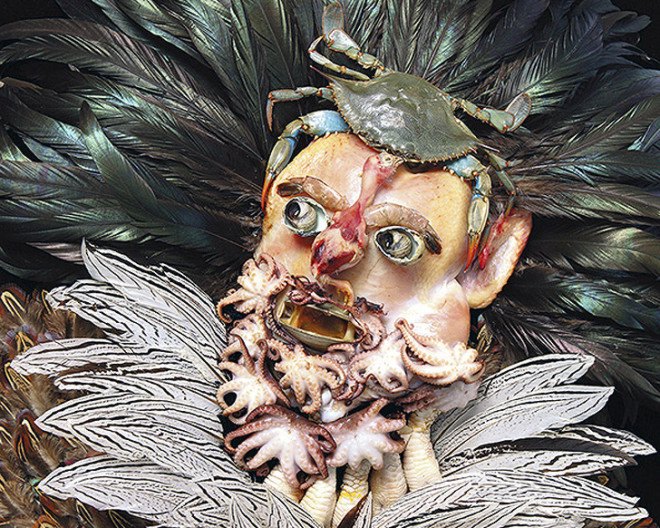 green design, eco design, sustainable design , Arcimboldo, Darth Vader, Star Wars, Klaus Enrique, organic sculptures