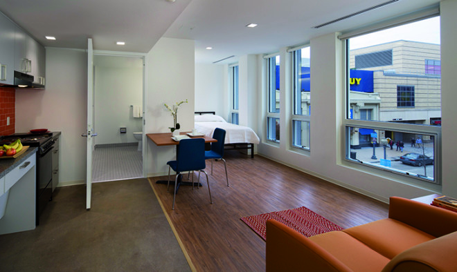 LEO A DALY, Studio Twenty Seven Architecture, homeless, housing for homeless, Washington DC, social design, permanent shelter, The American Institute of Architects (AIA)