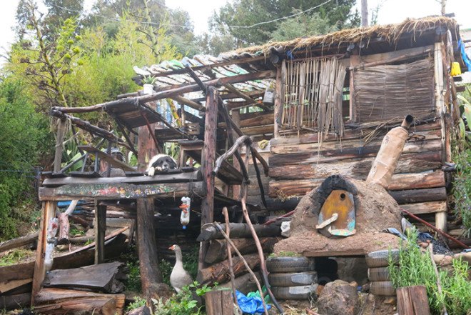 Bolivia, Kasa Cultural Sol y Luna, eco-friendly accommodation, Lake Titicaca, recycled materials, dry toilet, rainwater collection system, solar water heater, vegetable garden, empowering women, Libertad,