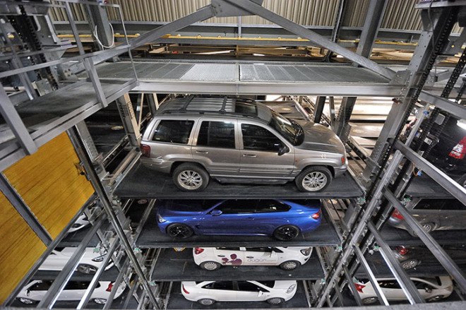 BRN Architects, automated garage, parking garage, automated parking, Turkey, green transportation, Izmir car garage, air pollution, car parking, green parking