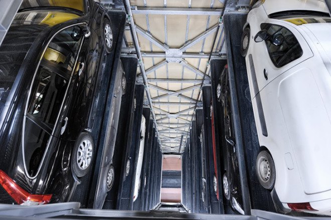 BRN Architects, automated garage, parking garage, automated parking, Turkey, green transportation, Izmir car garage, air pollution, car parking, green parking