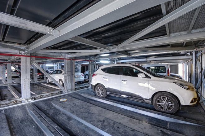 BRN Architects, automated garage, parking garage, automated parking, Turkey, green transportation, Izmir car garage, air pollution, car parking, green parking