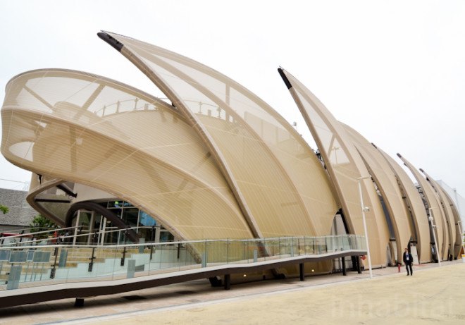 Mexico Pavilion, Milan Expo 2015, green design, sustainable design, green architecture, italy, photos, mexican food, natural light, shade, prefabricated, recyclable, gastronomy, culture, history