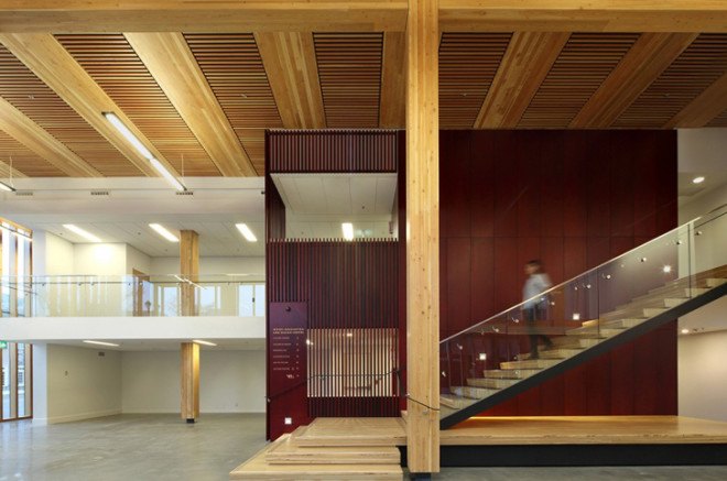 green design, eco design, sustainable design, Michael Green Architecture, Wood Innovation Design Center, WIDC, timber construction, timber office building, timber skyscraper