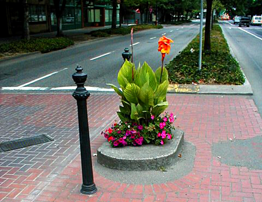 Mill Ends Park, world's smallest park, Portland, Oregon, parklet, public spaces, urban design, park, green cities, mini-park, tiny spaces, leprechaun