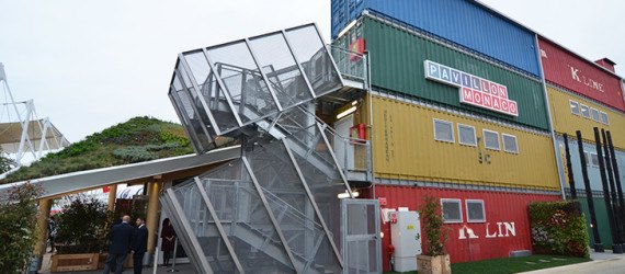 expo milan 2015, expo milano 2015, enrico pollini, monaco, fright containers, vertical garden, sustainable agriculture, sustainable farming