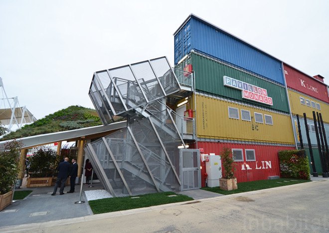 expo milan 2015, expo milano 2015, enrico pollini, monaco, fright containers, vertical garden, sustainable agriculture, sustainable farming