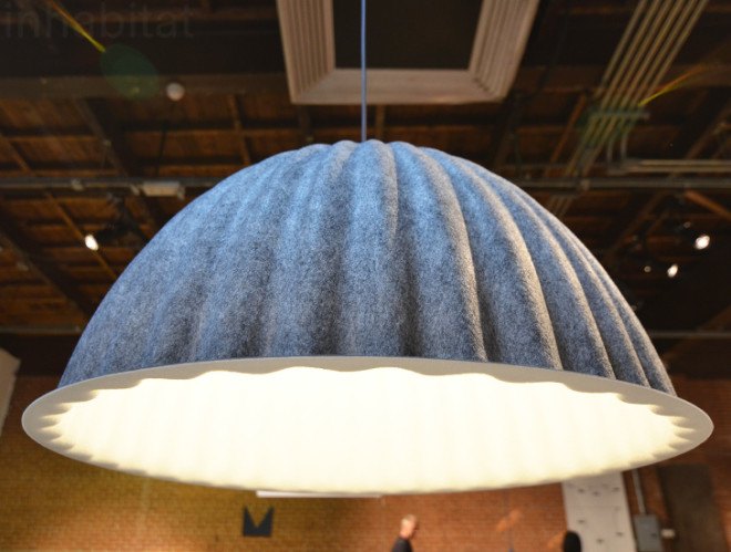 Felt Pendant Lamp, Muuto, felt, Designjunction EDIT, designjunction, new york design week, nyc x design, design events, design shows, sustainable design, green design, green interiors, green products, green housewares, green furniture, sustainable furniture
