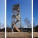 Ateliereen Architects, oservation tower, viewing tower, Dutch architects, Belgium, wooden structure, natural materials, MaMu Architects, tower, sand dunes, nature reserve