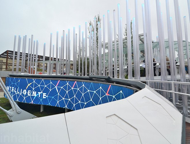 World Expo 2015, World Expo Milan, Milan Expo pavilions, 2015 Milan World Expo, world expo 2015, enel expo milan, solar power, LED lights, light installation, PIUARCH, Milan Expo 2015, world expo, temporary pavilion, green pavilion