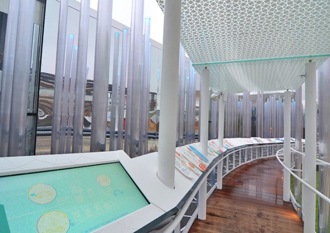 World Expo 2015, World Expo Milan, Milan Expo pavilions, 2015 Milan World Expo, world expo 2015, enel expo milan, solar power, LED lights, light installation, PIUARCH, Milan Expo 2015, world expo, temporary pavilion, green pavilion
