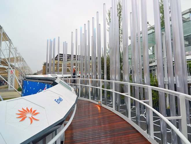 World Expo 2015, World Expo Milan, Milan Expo pavilions, 2015 Milan World Expo, world expo 2015, enel expo milan, solar power, LED lights, light installation, PIUARCH, Milan Expo 2015, world expo, temporary pavilion, green pavilion