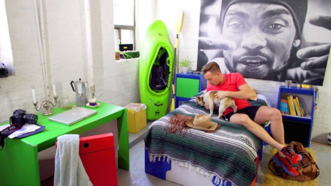 Room in a Box, Indiegogo, pop up bedroom, cardboard bedroom, cardboard furniture, cardboard furnishings, move in 30 minutes, tool free furniture, glue free furniture, recyclable bedroom, recyclable furniture