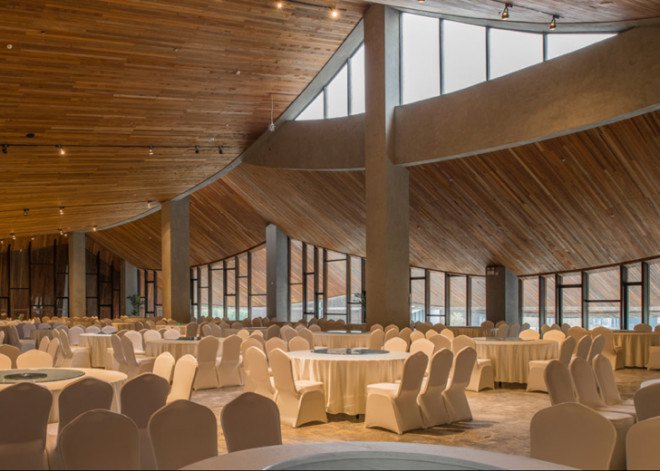 aim architecture, rural china, chinese resort, ruff well water resort, hot springs, outdoor pools