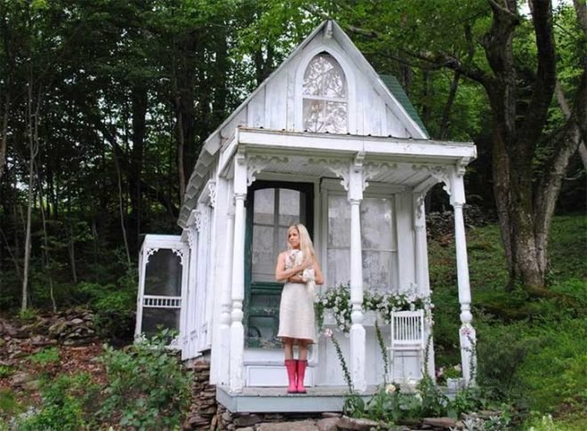 She Shed, she shed catskills mountains, tiny spaces, urban design, interior design, repurposed sheds, shed designs, cottage design, cottages ny, Barbara Techel, Sandra Foster, cottage spaces, tiny spaces nyc, man cave
