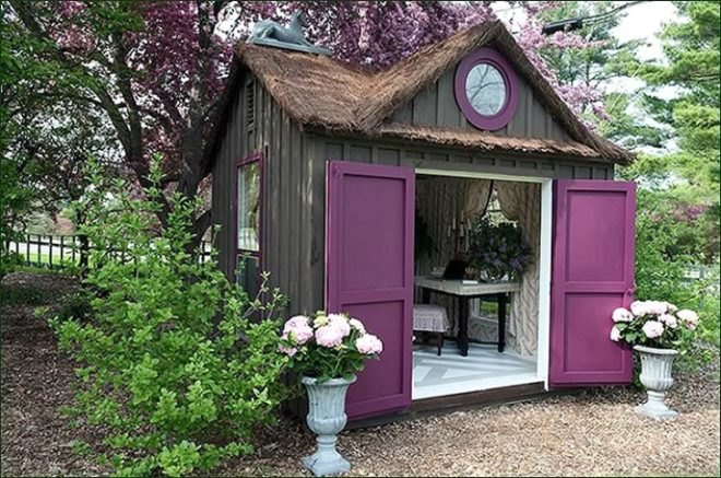 She Shed, she shed catskills mountains, tiny spaces, urban design, interior design, repurposed sheds, shed designs, cottage design, cottages ny, Barbara Techel, Sandra Foster, cottage spaces, tiny spaces nyc, man cave