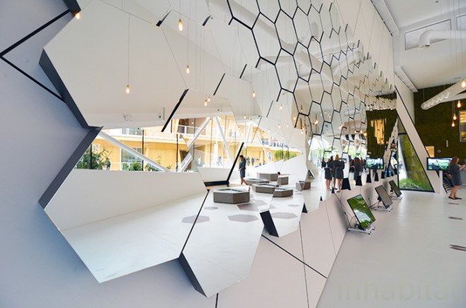Slovenia pavilion, Milan Expo, Expo 2015, world expo, expo pavilion, SoNo Arhitekti, Slovenian architects, prefab, prefab wood, wooden facade, sustainable wood, sustainable food