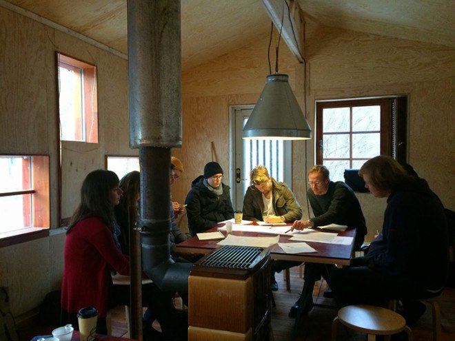 KTH School of Architecture, Full Scale Studio, Friggatto, prefab studio, prefab, mobile architecture, Stockholm, low-cost, plywood facade, green architecture, affordable building