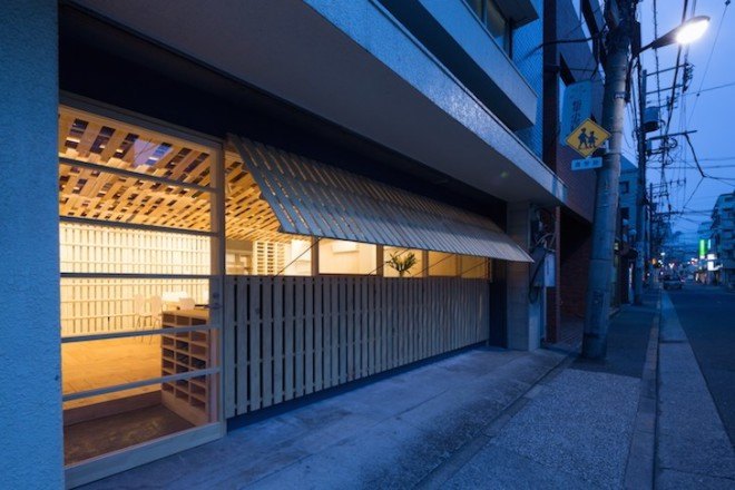 Japan, Tokyo, Hiroki Tominaga Atelier, green design, sustainable design, renovation, green renovation, pallets, temporary design, recyclable design,