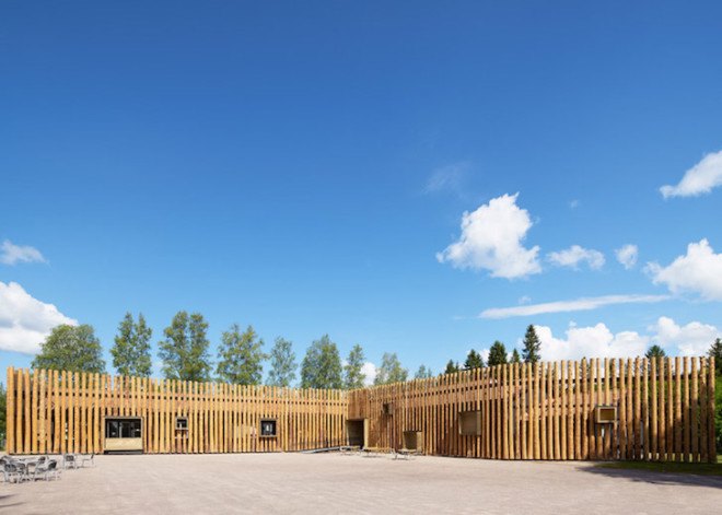 Bornstein Lyckefors Architects, Torsby Finnskog Center, Sweden, forest museum, Andreas Lyckefors, slash and burn agriculture, Forest Finns,