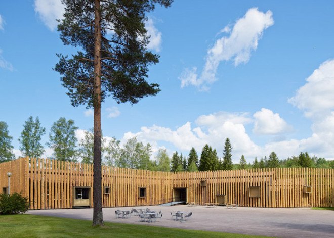 Bornstein Lyckefors Architects, Torsby Finnskog Center, Sweden, forest museum, Andreas Lyckefors, slash and burn agriculture, Forest Finns,