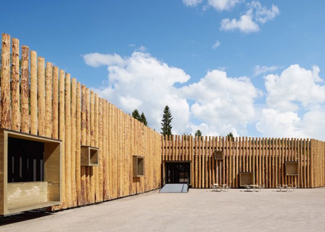 Bornstein Lyckefors Architects, Torsby Finnskog Center, Sweden, forest museum, Andreas Lyckefors, slash and burn agriculture, Forest Finns,