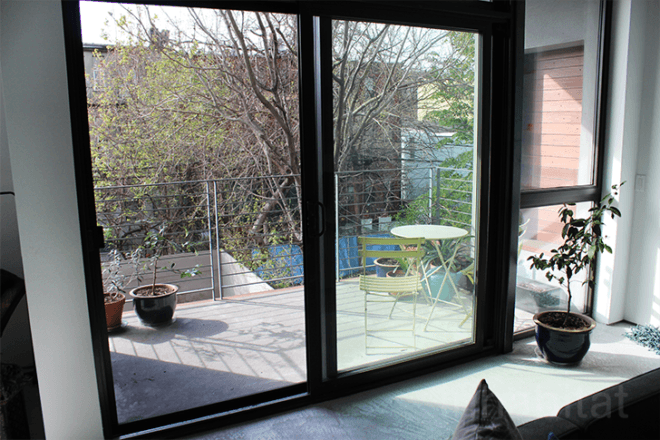 TroutHouse, thread collective, leed homes, leed gold homes, bushwick, bushwick home, dwell brooklyn home tour, green homes, eco homes, green design, eco design, sustainable design, green architecture, gita nandan, elliott maltby, mark mancuso