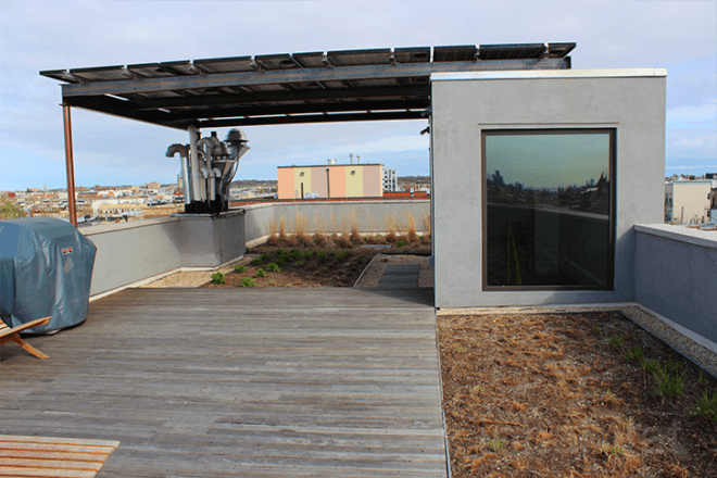 TroutHouse, thread collective, leed homes, leed gold homes, bushwick, bushwick home, dwell brooklyn home tour, green homes, eco homes, green design, eco design, sustainable design, green architecture, gita nandan, elliott maltby, mark mancuso