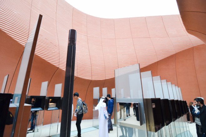 2015 Milan world expo, 2015 milan, 2015 word expo, Milan world expo, Milan expo, 2015 milan expo pavilion, world expo pavilion, milan world expo pavilion, Foster Partners, UAE pavilion, green roof, solar power, LEED building, sustainable building, feeding the planet, food issues