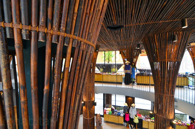 World expo, Milan world expo, 2015 Milan Expo, World Expo 2015, Milan Expo 2015, Milan, Italy, green design, sustainable design, feeding the planet, energy for life, bamboo, lotus pods, Vietnam, photos, food waste, sustainable food, green architecture