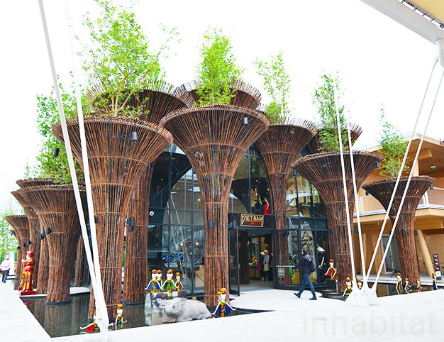 World expo, Milan world expo, 2015 Milan Expo, World Expo 2015, Milan Expo 2015, Milan, Italy, green design, sustainable design, feeding the planet, energy for life, bamboo, lotus pods, Vietnam, photos, food waste, sustainable food, green architecture