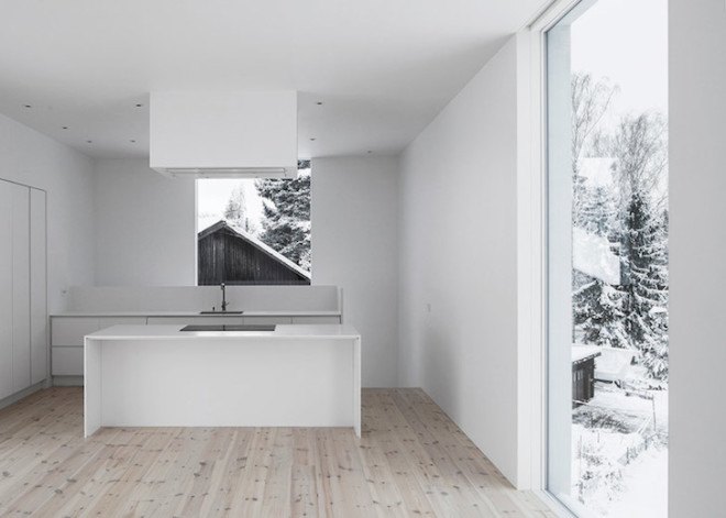 Villa Mörtnäs, Strömma Projekt, Stockholm Archipelago, aerated concrete, green design, sustainable design, eco-design, natural lighting, south-facing windows, Sweden, fourfoursixsix
