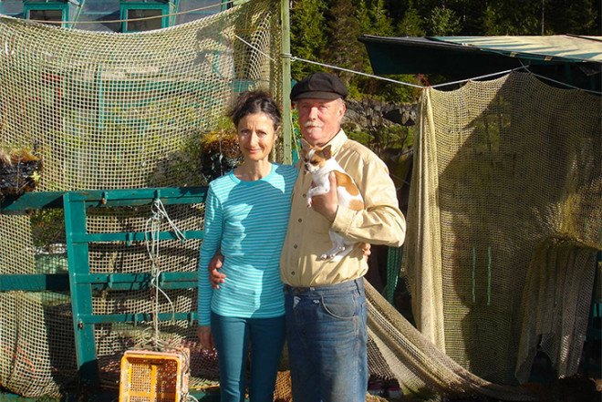 Wayne Adams, Catherine King, Freedom Cove, self-sufficient floating island, Vancouver Island, British Columbia