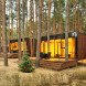 green design, eco design, sustainable design, Relax Park Verholy, Poltova Ukraine, YOD Design Lab, stilted house, prefabricated cabin, mirrored glass
