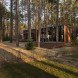 green design, eco design, sustainable design, Relax Park Verholy, Poltova Ukraine, YOD Design Lab, stilted house, prefabricated cabin, mirrored glass