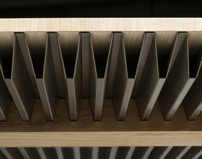Raphaël Ménard, Jean-Sébastien Lagrange, Zero Energy Furniture, green furniture, energy-efficient table, green table, table design, Milan Design Week, Milan furniture fair, wooden furniture, heating and cooling