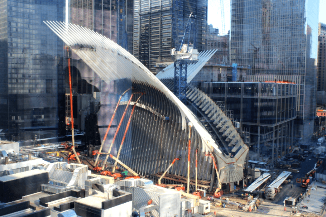 Oculus, PATH, Santiago Calatrava, Brookfield Place Pavilion, nyc transport hub, lower manhattan, mixed use buildings, World Trade Center, world trade center pathway, world trade center transportation hub, wtc, WTC PATH Station, WTC West Concourse, WTC Western Concourse
