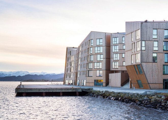 AART architects, Studio Ludo, wooden building, Waterfront, Norway, Norwegian wood, waterfront building, social spaces
