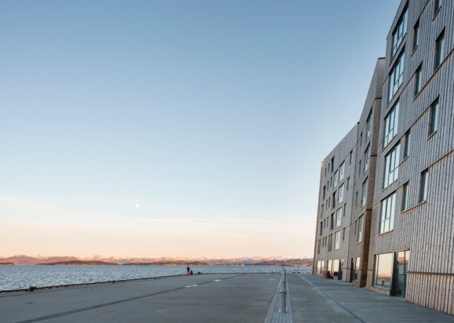 AART architects, Studio Ludo, wooden building, Waterfront, Norway, Norwegian wood, waterfront building, social spaces