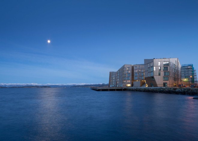 AART architects, Studio Ludo, wooden building, Waterfront, Norway, Norwegian wood, waterfront building, social spaces