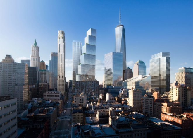 big, bjarke ingels group, bjarke ingels, foster + partners, foster and partners, two world trade center, world trade center, trade center towers, 9/11 memorial, green roof, green terrace, terrace garden, contemporary skyscraper