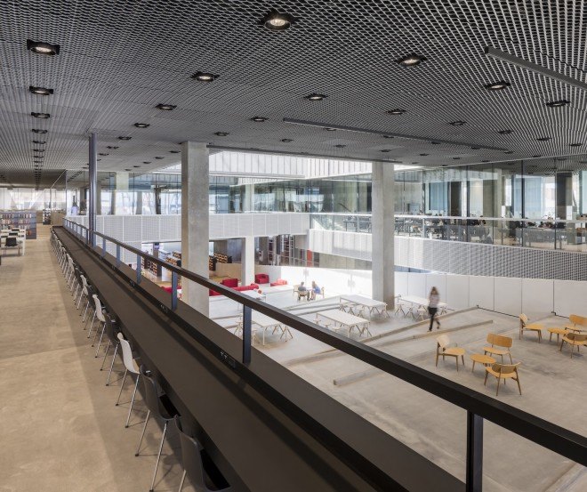 Dokk1, Dokk1 Aarhus, Aarhus, schmidt hammer lassen, schmidt hammer lassen architects, energy efficient library, library design, aarhus river, Danish 2015 energy classification, solar power, Urban Mediaspace,