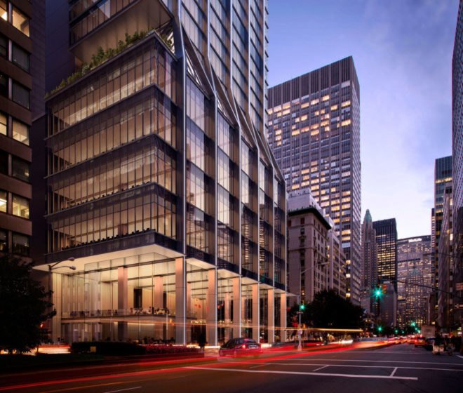 foster + partners, foster and partners, 425 park avenue, leed gold, well certification, manhattan, new office buildings, new office tower, groundbreaking ceremony, new construction in manhattan, first nyc building to get well certification
