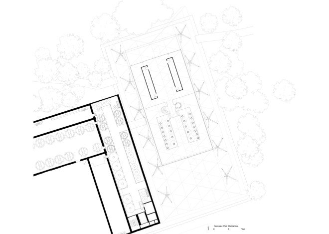 Foster + Partners, Château Margaux winery, winery, France, green renovation, natural light, pitched roof, vernacular architecture, green architecture, wine cellar