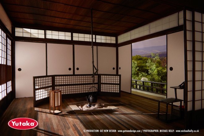 japanese food, japanese village, miniature japanese village, miniature japanese diorama, getnewdesign, james reeve, yutaka foods, food importer, branding campaign, miniature models for ad campaign, japan