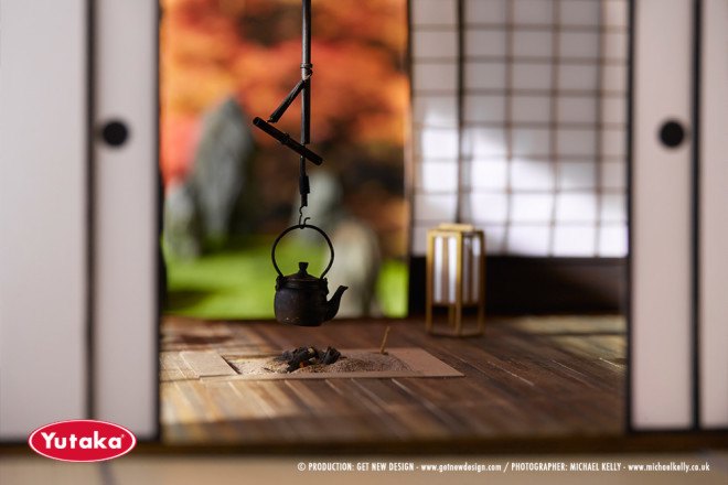 japanese food, japanese village, miniature japanese village, miniature japanese diorama, getnewdesign, james reeve, yutaka foods, food importer, branding campaign, miniature models for ad campaign, japan