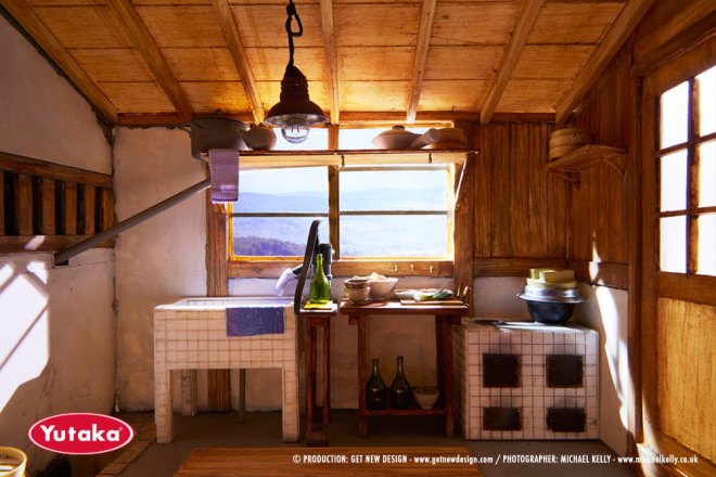 japanese food, japanese village, miniature japanese village, miniature japanese diorama, getnewdesign, james reeve, yutaka foods, food importer, branding campaign, miniature models for ad campaign, japan