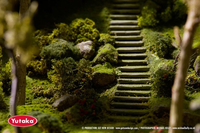 japanese food, japanese village, miniature japanese village, miniature japanese diorama, getnewdesign, james reeve, yutaka foods, food importer, branding campaign, miniature models for ad campaign, japan