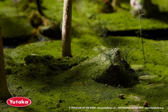 japanese food, japanese village, miniature japanese village, miniature japanese diorama, getnewdesign, james reeve, yutaka foods, food importer, branding campaign, miniature models for ad campaign, japan